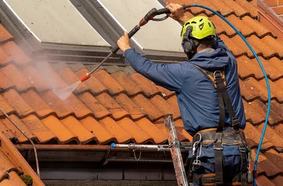 Démoussage et hydrofuge de toiture à Zommange
